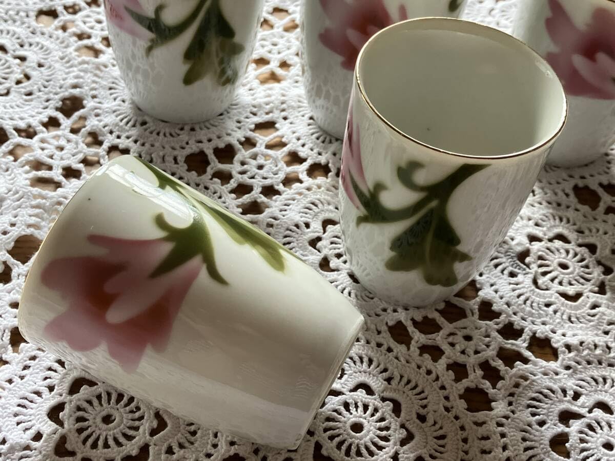 Amazon.co.jp: YAMAshige レトロ急須+湯呑み5客セット 可愛い茶器